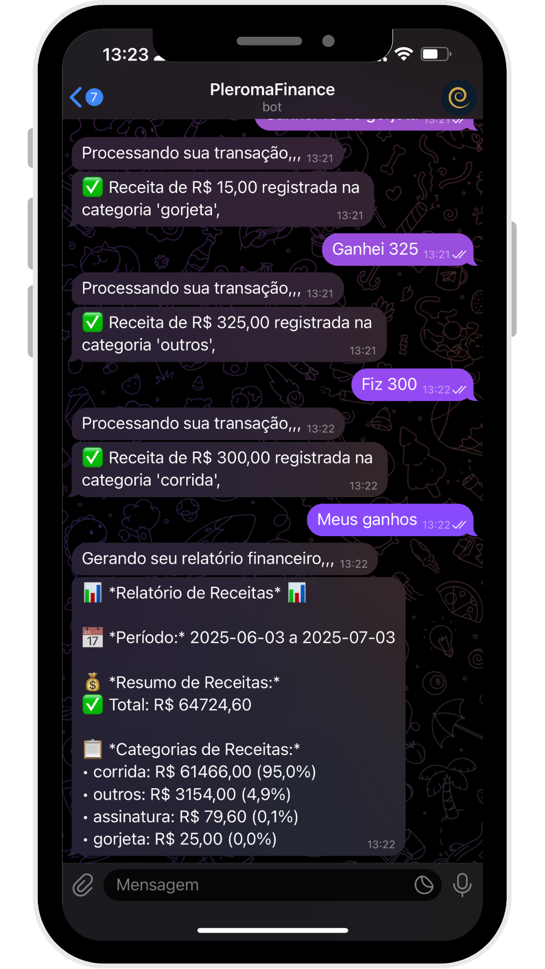 Gestão de Ganhos com IA