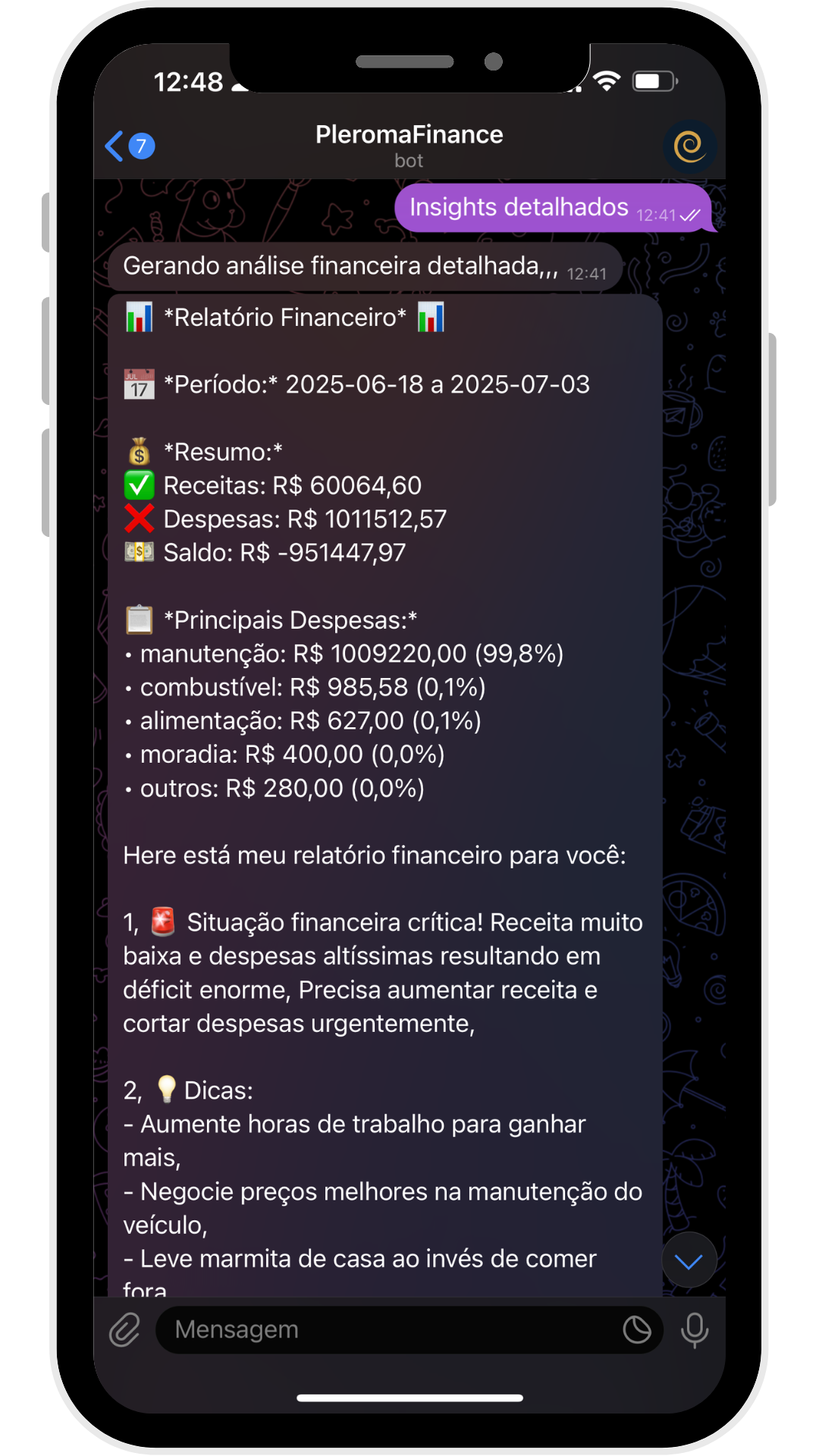 Insights Inteligentes
